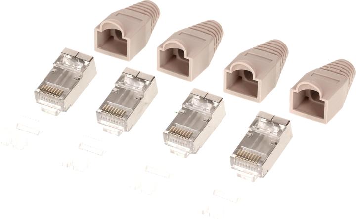 Image du produit Schwaiger Kit de 4 connecteurs réseau (Câble réseau Connecteur)