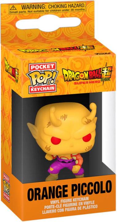Produktbild Funko Dragon Ball Super: Super Hero POP! Vinyl Schlüsselanhänger 4 cm Orange Piccolo Display (12)