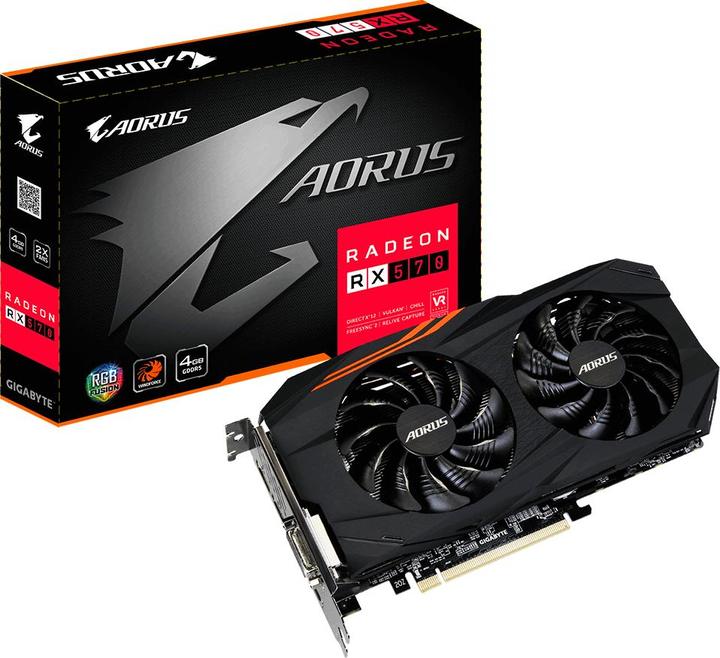 Produktbild Gigabyte Radeon RX 570 Aorus (4 GB)