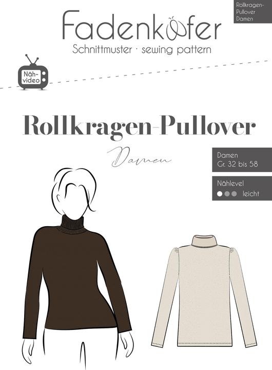 Produktbild Fadenkäfer Schnittmuster Rollkragen-Pullover