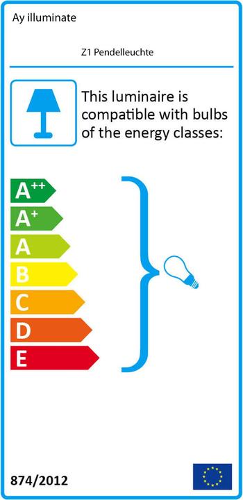 Energie-Label Ay illuminate Z1 Black Edition (E27)