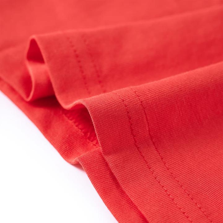 Produktbild VidaXL Kinder-T-Shirt Rot 128,Material: 100 % Baumwolle,Farbe (128)