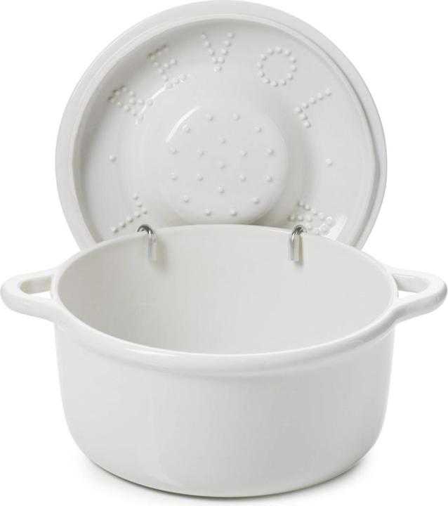 Produktbild Revol Bombance Runde Indu.Kasserolle 26 cm Alab. Weiss Induction (26 cm, Stielkasserolle)