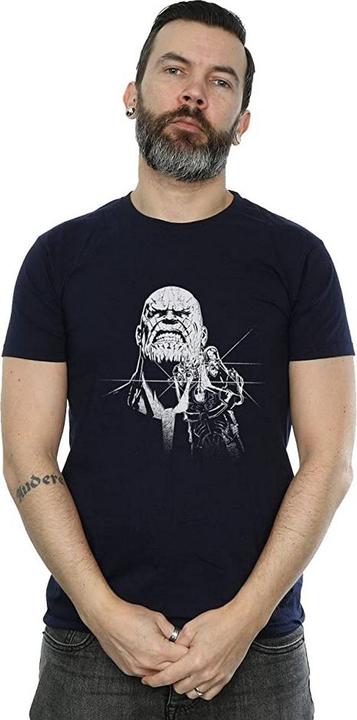 Actual product image Universal Textiles Mens Thanos Fiercest Cotton T-Shirt (M)
