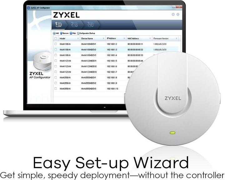 Actual product image Zyxel Nebula NWA1123-AC v2 (867 Mbit/s)