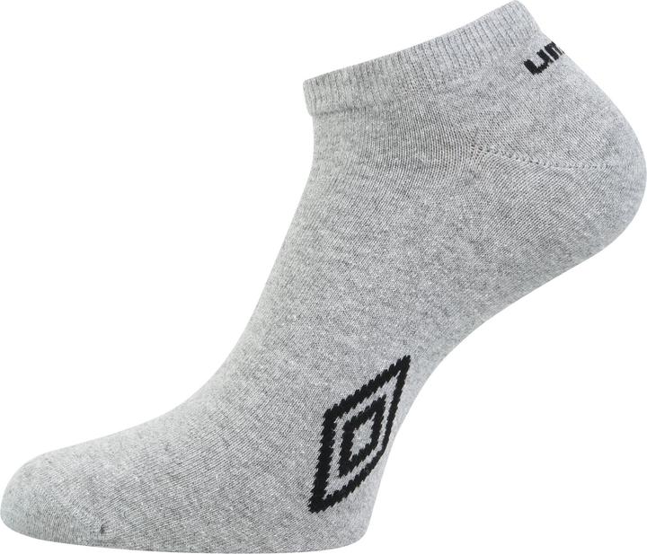Actual product image Umbro Unisex Adult Logo Trainer Socks (Pack of 3) (pack of 3, 39.5 - 45.5)