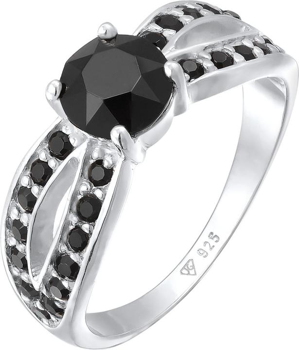 Immagine prodotto Elli Anello Solitario Cristallo Glamour Argento 925 (58, 925 Argento)