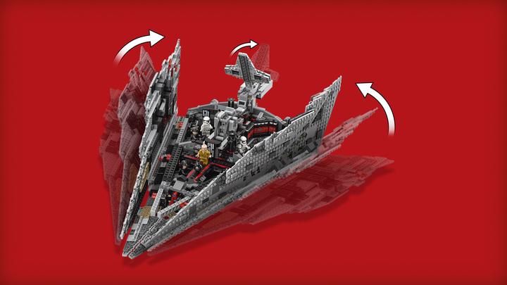 Produktbild LEGO First Order Star Destroyer (75190, LEGO Star Wars)