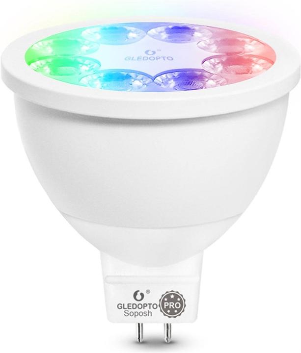 Actual product image Gledopto Illuminant MR16 4W GU5.3, Dual White and Color Zigbee Pro (GU5.3, 4 W, 300 lm, 1 x, G)