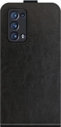 Produktbild Cover-Discount OPPO Reno6 Pro - Klassisches Flip Case vertikal schwarz (Oppo Reno 6 Pro 5G)