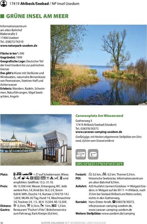 Produktbild Stellplatzführer Natur- & Nationalparks (Deutsch, International, 2021)