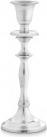 Actual product image Giftdecor medium silver candlestick 20cm (7.5 x 4.5 x 20 cm)