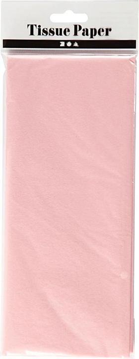Immagine prodotto Creativ Company Carta velina rosa chiaro 10 fogli 14 gr, 50x70cm (14 g/m², 10 x)