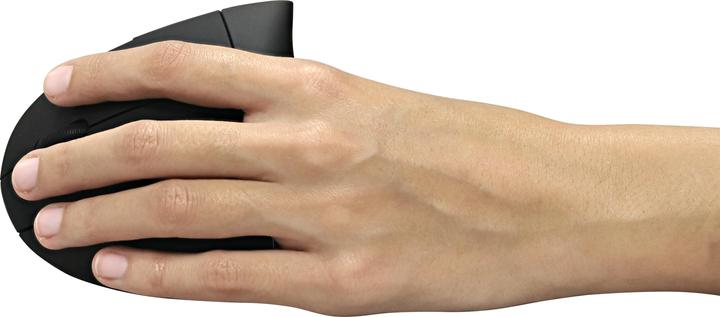 Actual product image T'nB Souris sans fil compatible Ergo verticale pour gaucher (Noir) (Wireless)