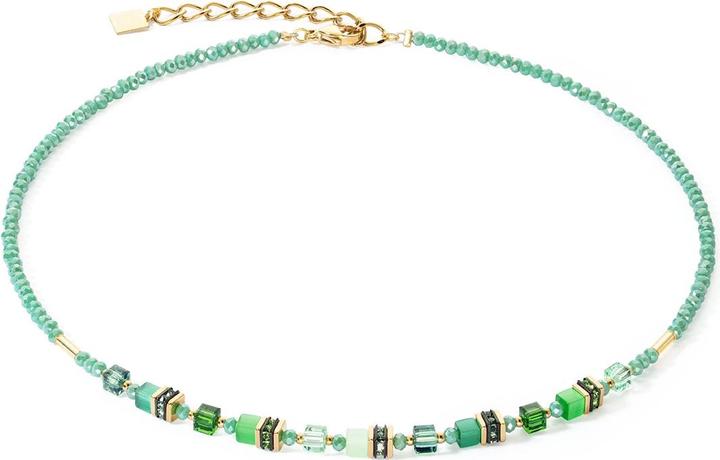 Image du produit Coeur de Lion Collier Mini Cubes (Acier inoxydable, Verre, 42 - 48 cm)