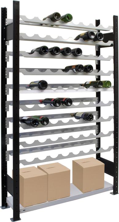 Schulte Regalwelt Weinregal Grundregal Schulte 1800x1000x250 mm fr 72 Flaschen (100 x 25 x 180 cm)