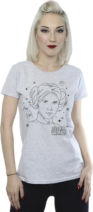 Produktbild Star Wars Episode IV: A New Hope Leia Christmas Sketch TShirt (S)