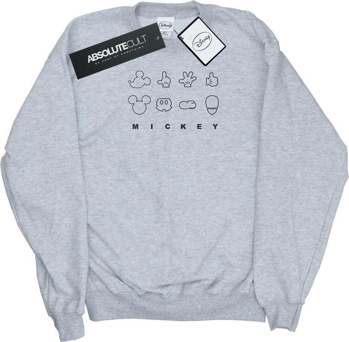 Produktbild Disney Mickey Mouse Deconstructed Sweatshirt Mädchen (152, 158)