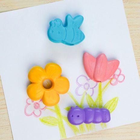Actual product image Haku Yoka Finger wax crayon garden (6 x)