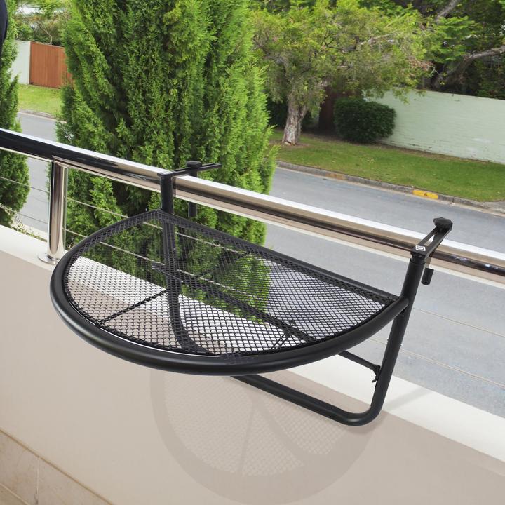 Image du produit Outsunny Table suspendue pour balcon réglable en hauteur (60 cm)