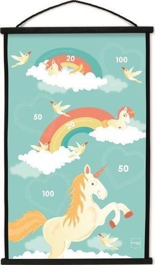 Actual product image Scratch Dart game with suction cup unicorn
