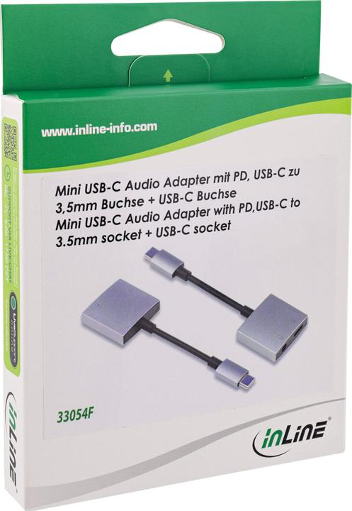 Actual product image InLine USB-C Audio Adapter Cable (Camera Converter)