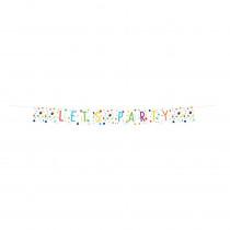 Actual product image Riethmüller Pennant Chain Confetti Birthday Paper 185 x 19 cm