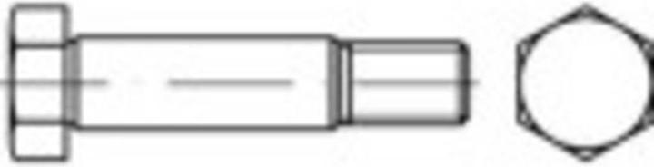 Produktbild Toolcraft Sechskant-Passschrauben M8 50 (25 Schrauben pro Stück)