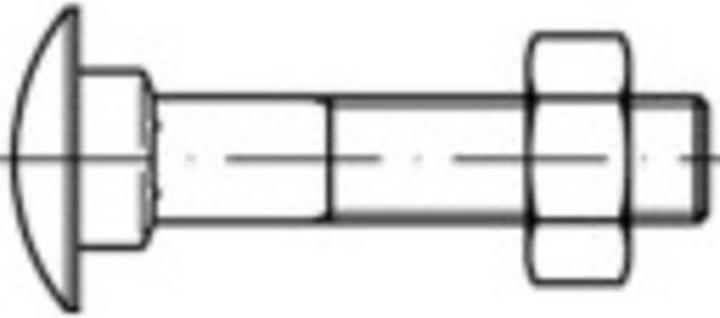 Immagine prodotto Toolcraft Bullone a testa tonda M16 140 mm A (25 Viti per pezzo)