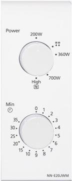 Actual product image Panasonic NN-E20JWMEPG (20 l)