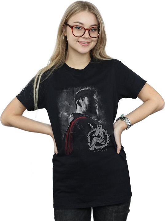 Immagine prodotto Maglietta Boyfriend da donna/ragazzo Avengers Endgame Thor in cotone spazzolato (3XL)