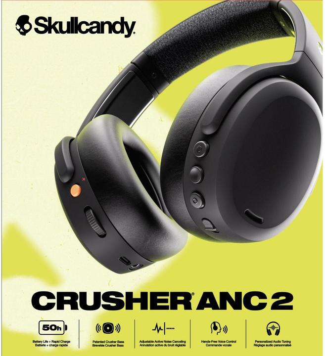 Actual product image Skullcandy Crusher 2 (ANC, 50 h, Wireless, Cable)