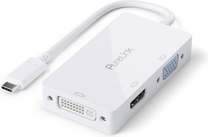 Purelink USB-C zu (DVI, VGA, HDMI, 22.40 cm)