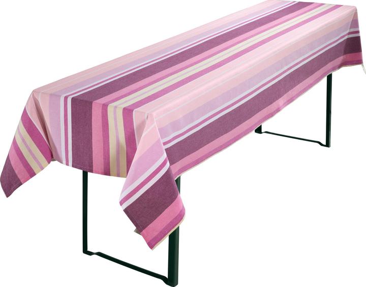 Produktbild Redbest Bierbank-Auflagen und Tischdecke "Streifen" 3-tlg. (90 x 260 cm)
