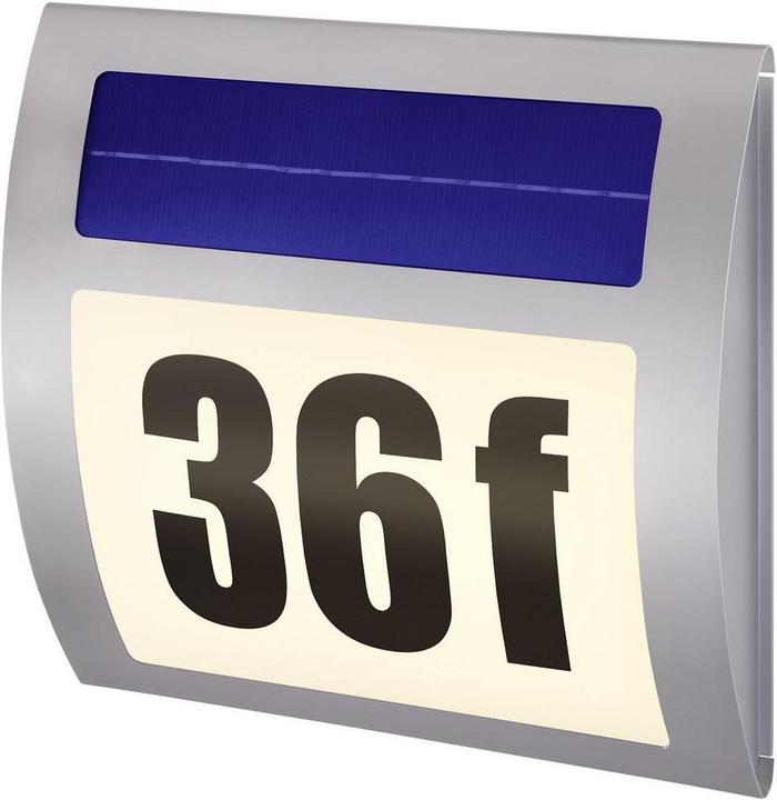 Actual product image Esotec Solar house number light warm (17 lm, IP44)