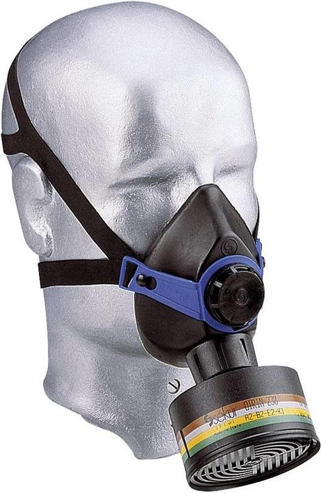 Produktbild Ekastu Sekur Atemschutz Halbmaske ohne Filt (Keine offizielle Schutzklasse, 1 x)