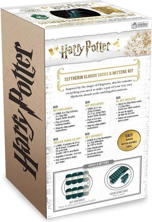 Produktbild Thumbs Up Harry Potter - Slytherin Strick Set Haussocken und Fäustlinge