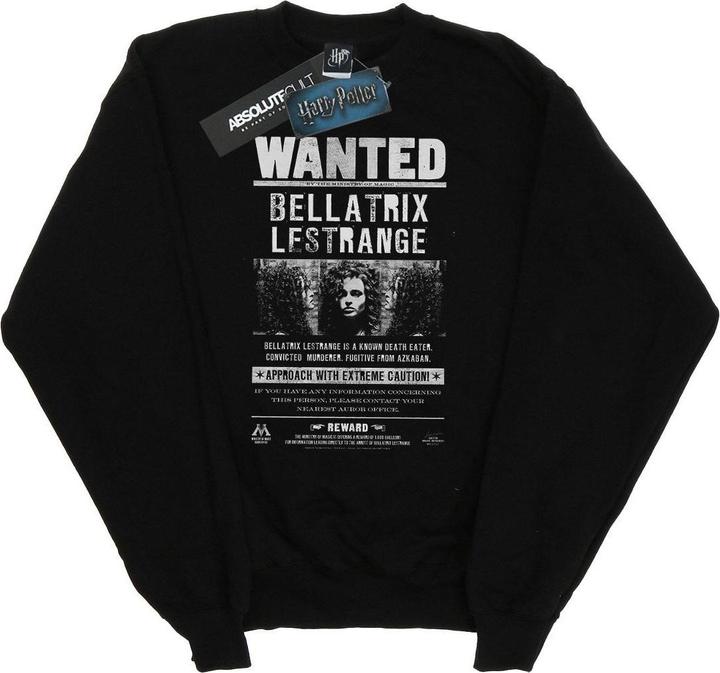 Produktbild Bellatrix Lestrange Wanted Sweatshirt Jungen (140, 146)
