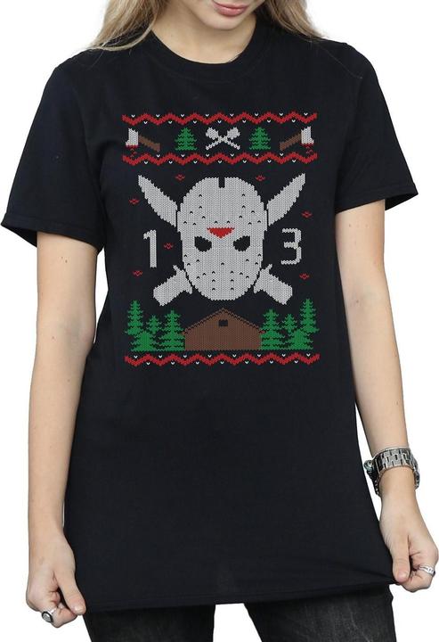 Image du produit Absolute Cult - T-shirt CHRISTMAS FAIR ISLE - Femme (S)