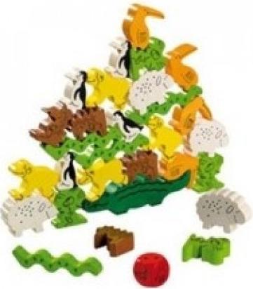 Actual product image Haba Boardgame 'Pyramid of animals'. Version in Greek 3212 from 5+ Years (Greek)