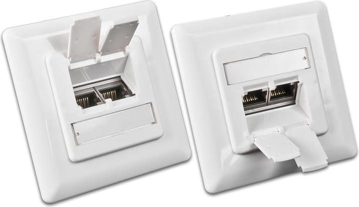 Wirewin Prise de données encastrée RJ-45, 2 ports