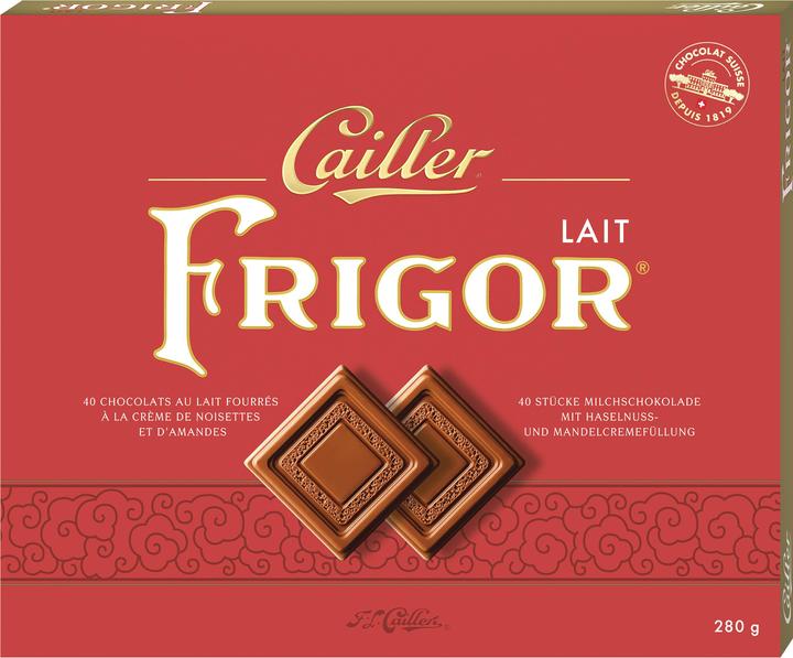Immagine prodotto Cailler Frigor Quadrati di Cioccolato al Latte Ripieni 40 Pezzi (280 g)