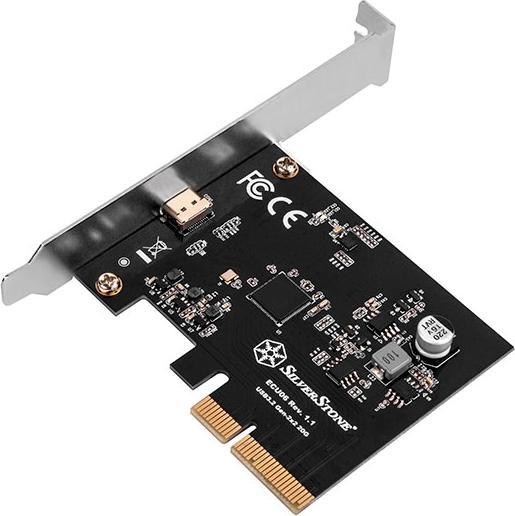 Actual product image Silverstone SST-ECU06, USB-C 3.2 Gen 2x2 interface card - PCIe