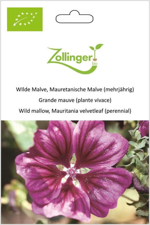 Produktbild Zollinger Bio WIlde Malve, Mauretanische Malve (mehrjährig) (Blumensamen)