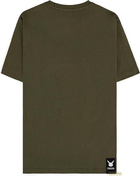 Actual product image Difuzed Pokemon T-Shirt (M) Man: Green Pikachu (M)