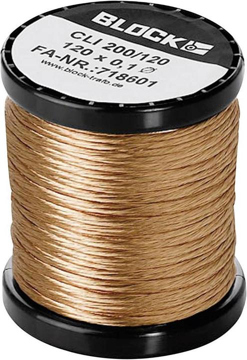 Actual product image Block Copper enamelled wire Outer diameter (96 m)