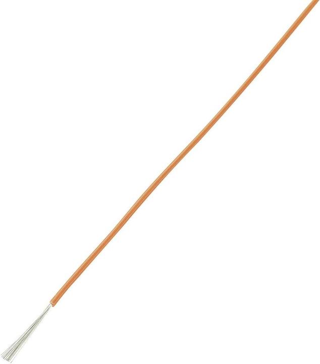 Image du produit Conrad Components Fils multibrins LiY 1 x 1 mm² Orange Com (25 m)