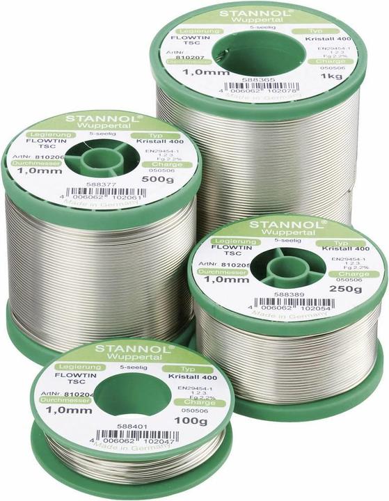 Actual product image Stannol Solder, lead free coil Flowti (Solder)