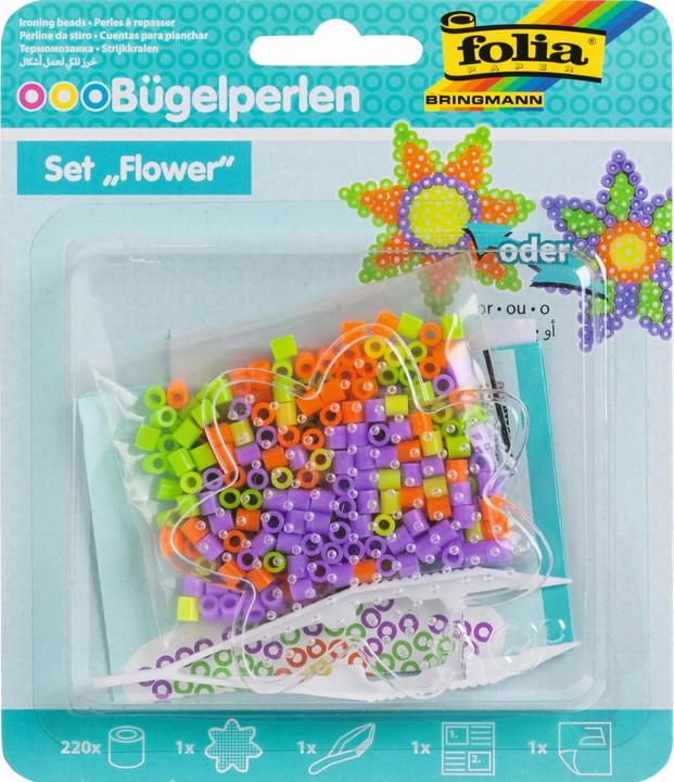 Produktbild Folia Bügelperlen-Set Flower
