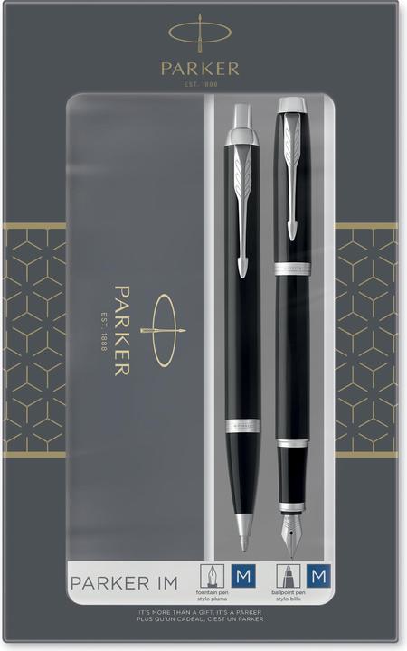 Produktbild Parker Füllfederhalter DuoSet IM C.C. Schwarz (Silber, Black, 2 x)